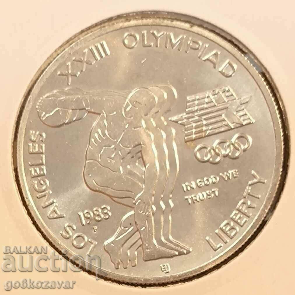 Ασημένια Ιωβηλαία 1 Δολάριο ΗΠΑ 1983! UNC με τιμή 99.00 BGN | € 50.62 Ασημένια Ιωβηλαία 1 Δολάριο ΗΠΑ 1983! UNC με τιμή 99.00 BGN | € 50.62