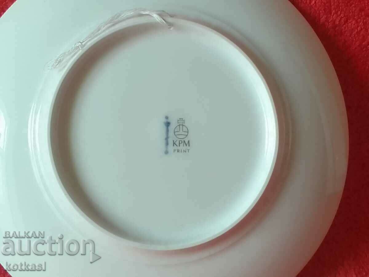 Old porcelain plate Royal Manufactory KPM Berlin Palace - 6 Old porcelain plate Royal Manufactory KPM Berlin Palace - 6