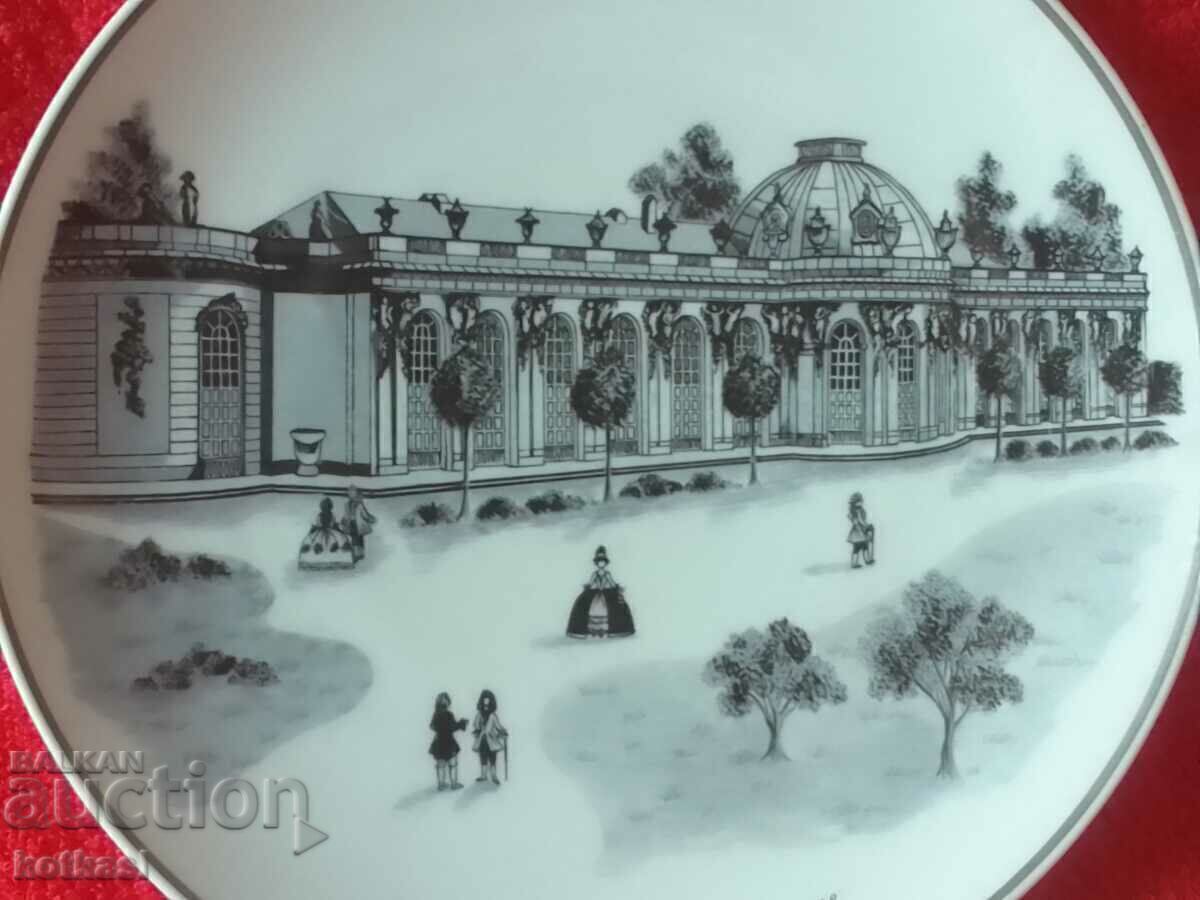 Δημοπρασία Παλιό πορσελάνινο πιάτο Royal Manufactory KPM Sanssouci Palace Δημοπρασία Παλιό πορσελάνινο πιάτο Royal Manufactory KPM Sanssouci Palace