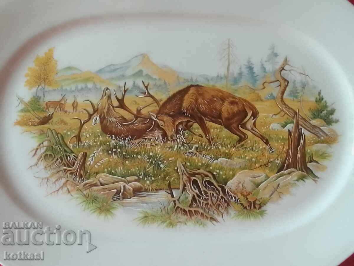 Стар порцелан чиния Германия Winterling Елени борба Дивеч с цена € 23.26 | 45.49 лв. Стар порцелан чиния Германия Winterling Елени борба Дивеч с цена € 23.26 | 45.49 лв.