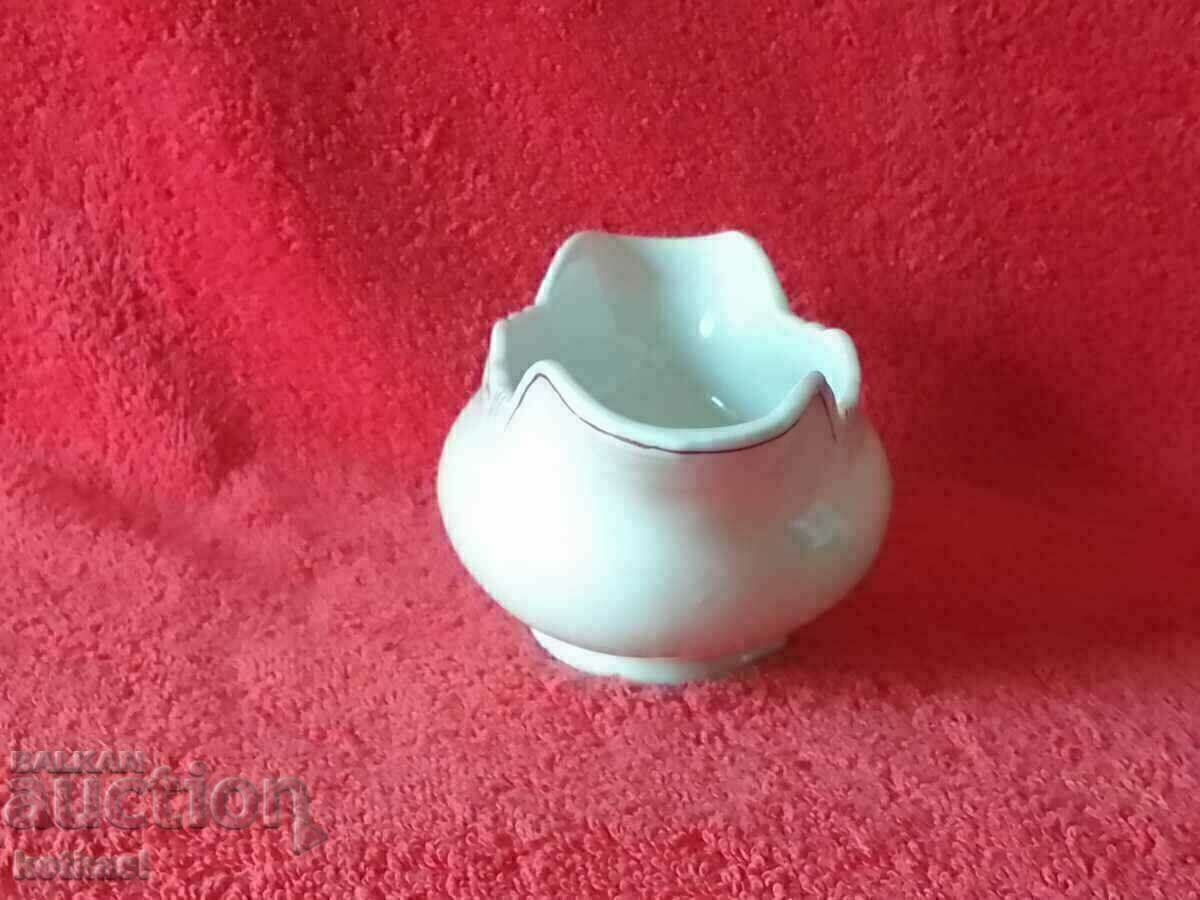 Old Bulgarian porcelain saucer with price 21.00 BGN | € 10.74 Old Bulgarian porcelain saucer with price 21.00 BGN | € 10.74