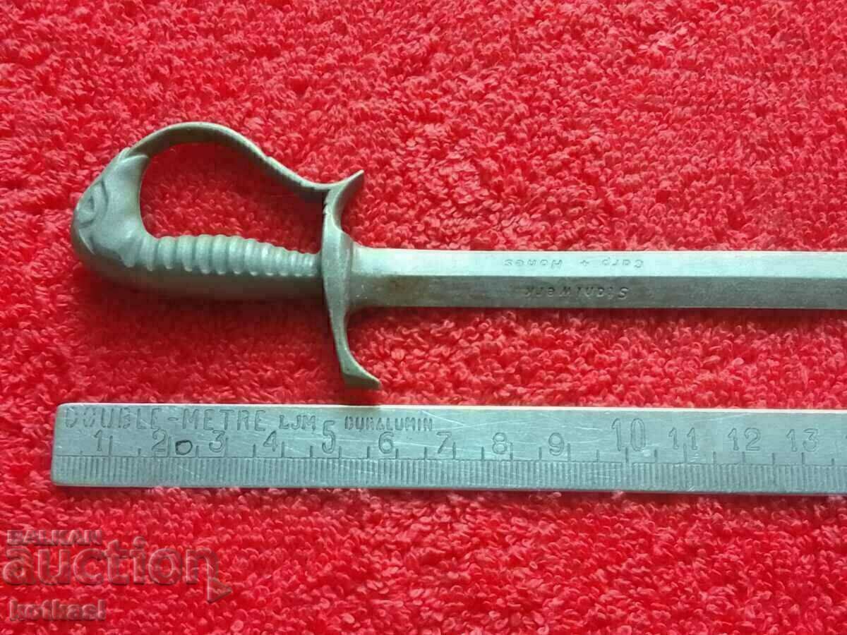 Livrarea Cuțit de metal vechi sabie sabie pentru plicuri de hârtie scrisori