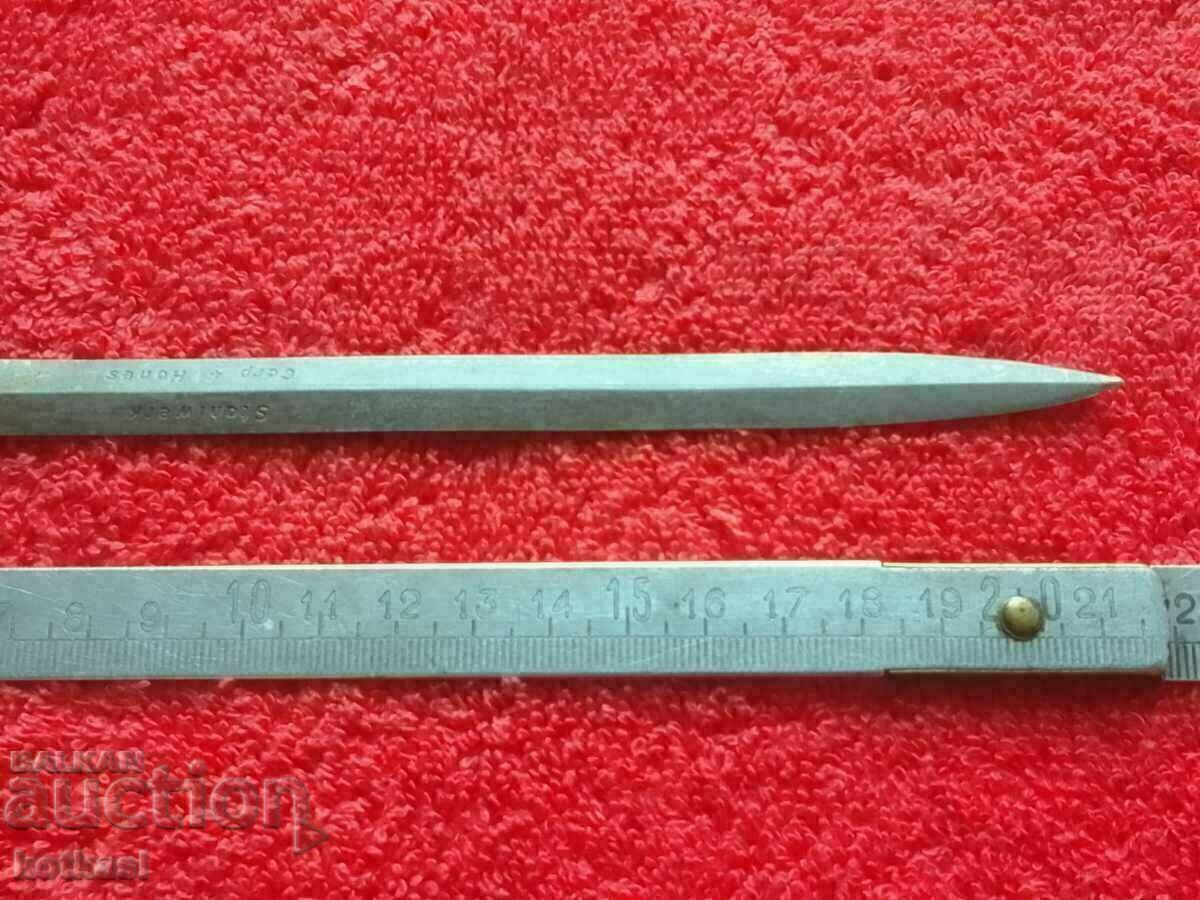 Cuțit de metal vechi sabie sabie pentru plicuri de hârtie scrisori - 5