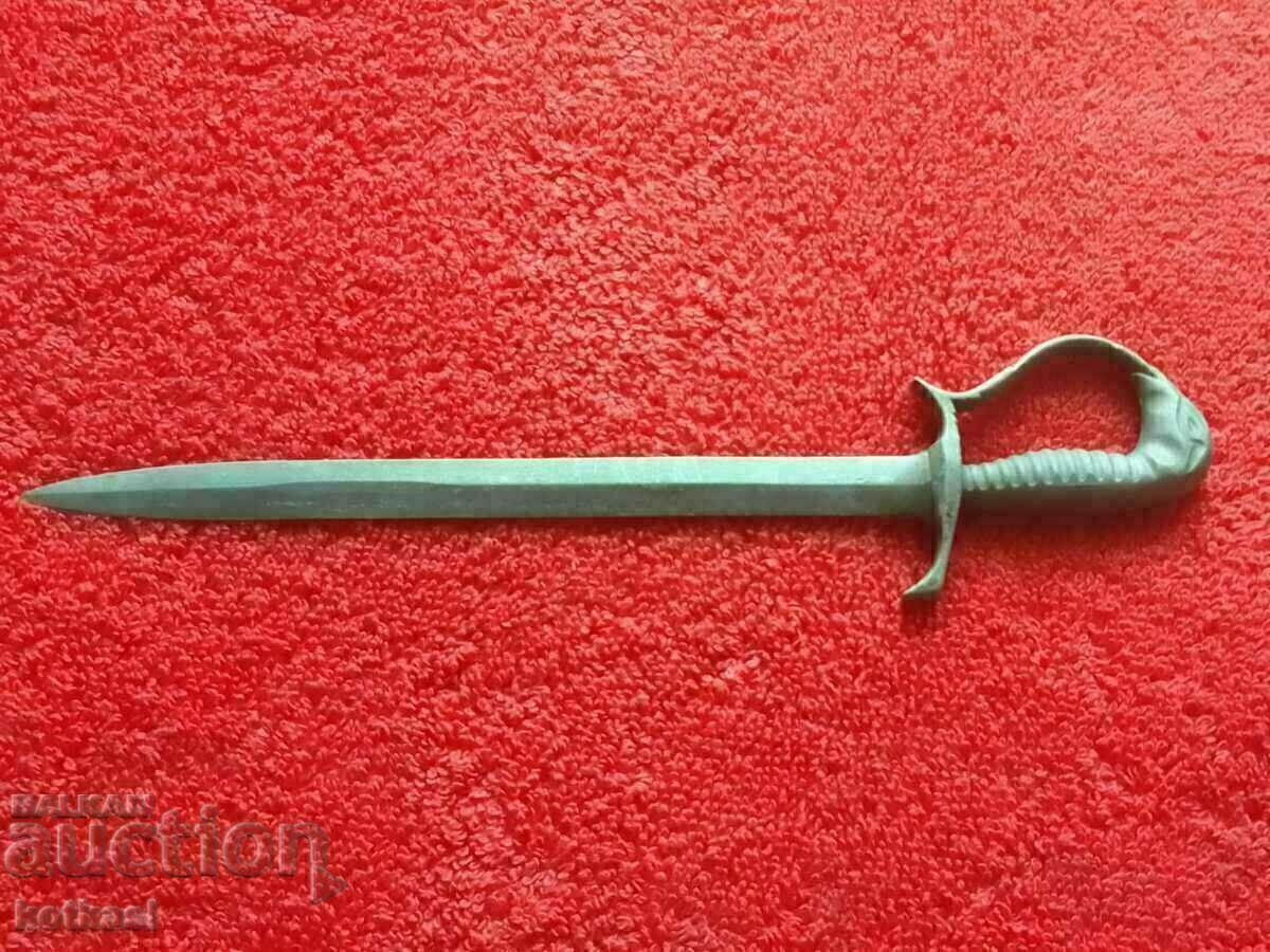 Cuțit de metal vechi sabie sabie pentru plicuri de hârtie scrisori - 7