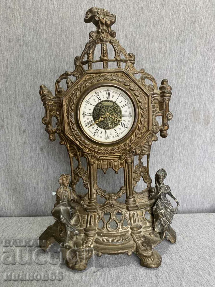 baroque table clock