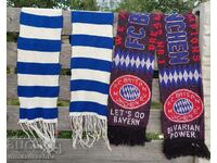 Levski and Bayern scarves
