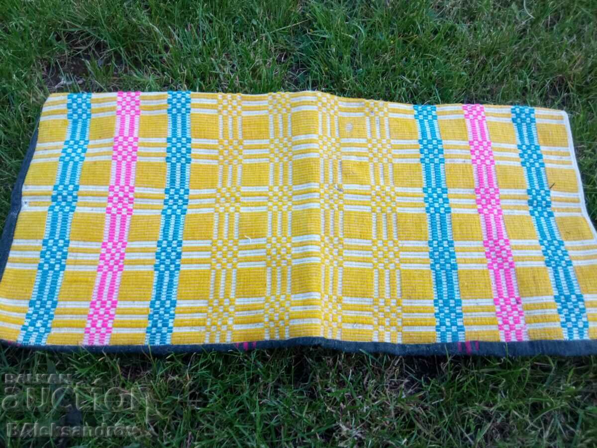 Old hand woven household cover