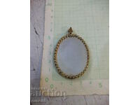 Old pendant with a mirror for a chain