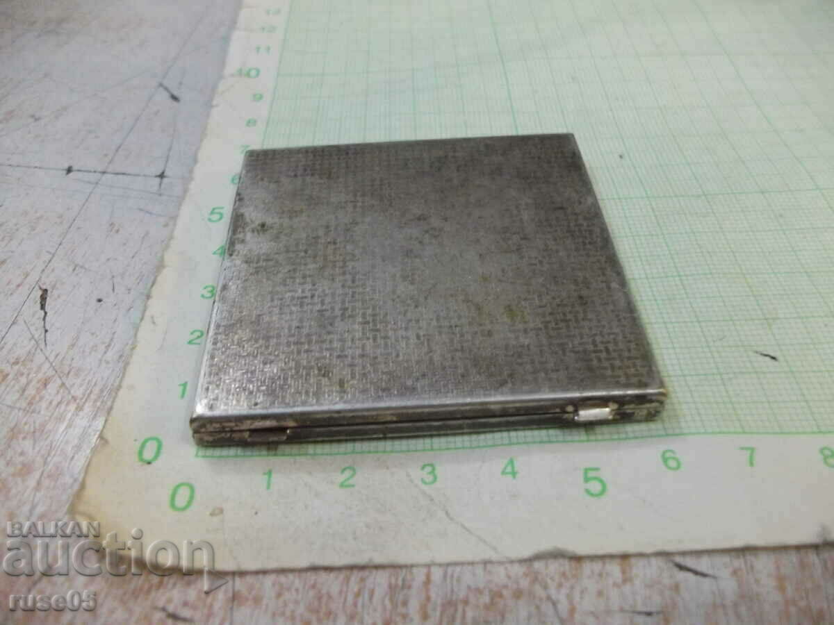 Old silver folding mirror from two parts (1x, 2x) - 6 Old silver folding mirror from two parts (1x, 2x) - 6