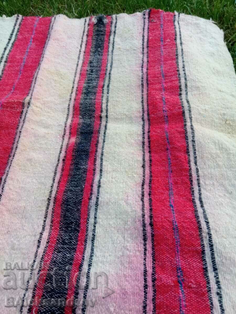 Old woven tablecloth, checkered with price 8.00 BGN | € 4.09 Old woven tablecloth, checkered with price 8.00 BGN | € 4.09
