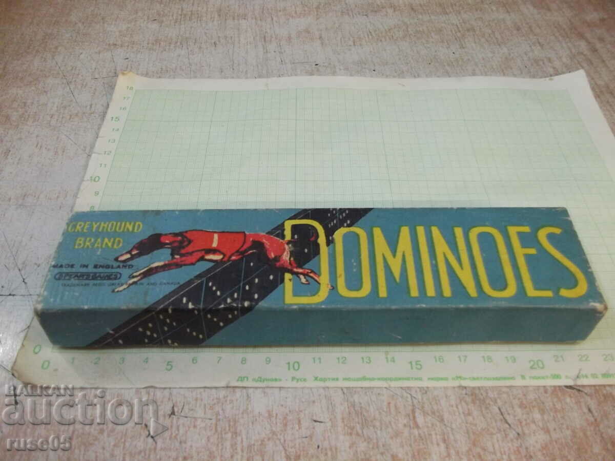 Delivery of Domino "GREYHOUND BRAND" English Delivery of Domino "GREYHOUND BRAND" English