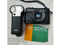 Beirette Electronic camera with Braun 260 MC flash