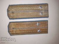 Old military parade epaulettes of the Air Force, aviation