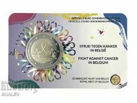 2 Euro 2024 Belgium (Белгия "Борба с рака") - Unc (2 евро)