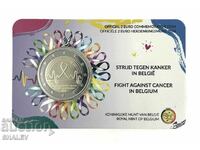 2 euro 2024 Belgia (Belgia „Lupta împotriva cancerului”) - Unc (2 euro)