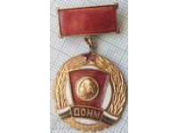 16022 Badge - DSNM - bronze enamel