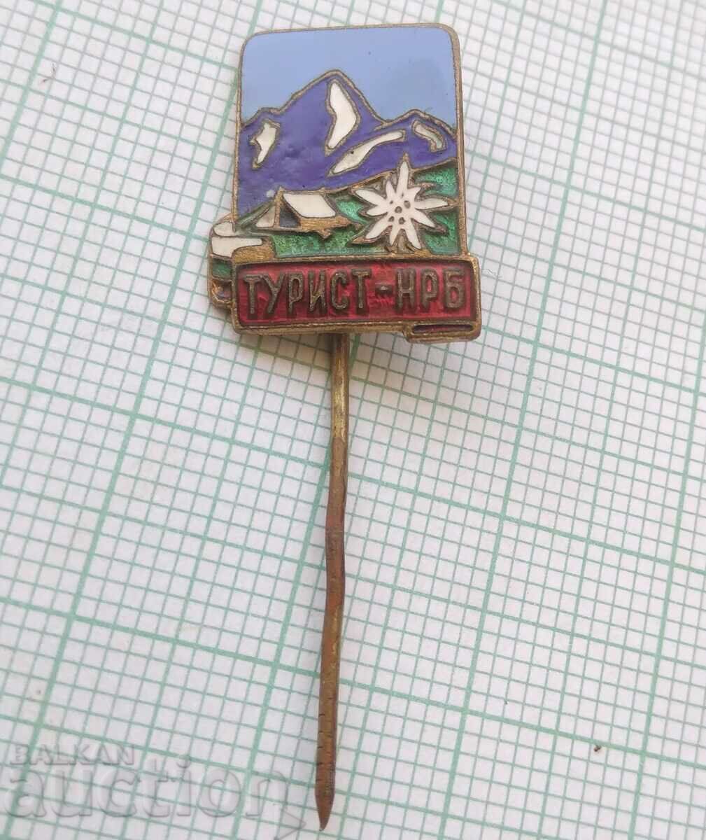 16037 Badge - Tourist NRB - bronze enamel with price 2.00 BGN | € 1.02 16037 Badge - Tourist NRB - bronze enamel with price 2.00 BGN | € 1.02