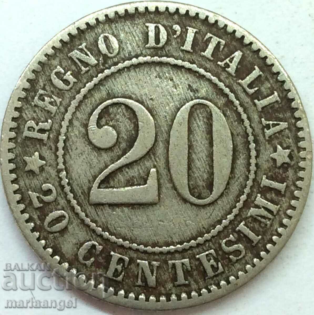 20 centesimi 1894 Italy KV - Berlin