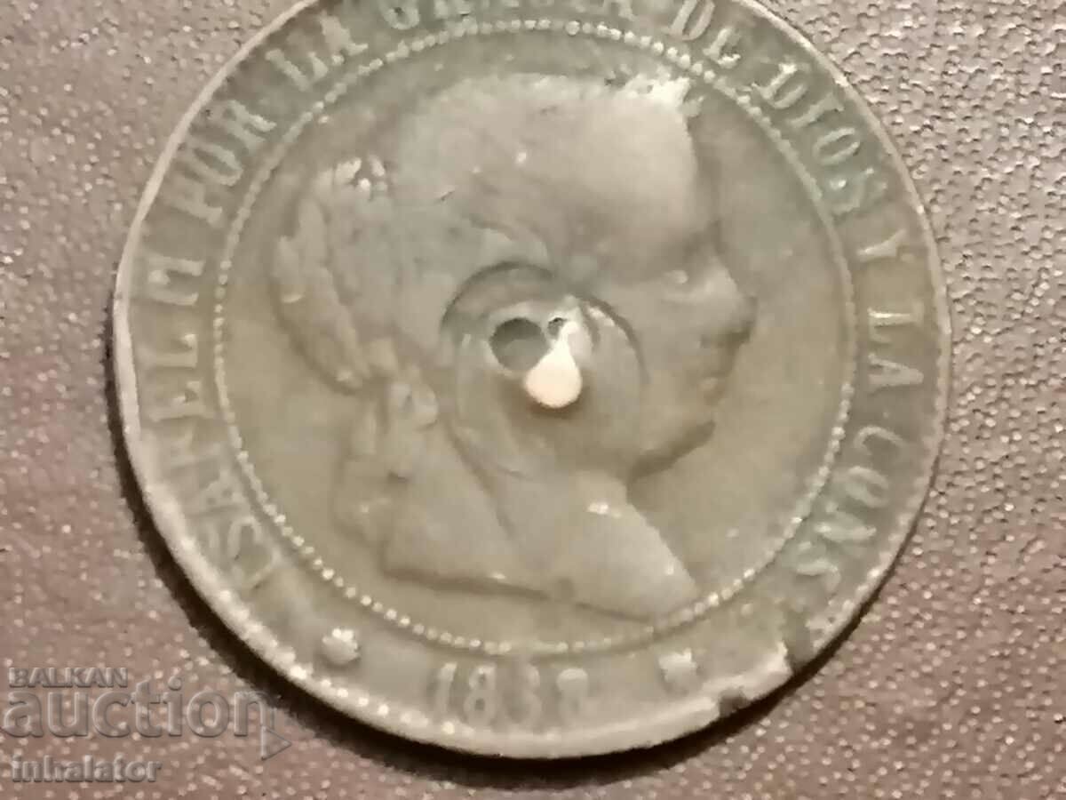 1868 5 centimos OM