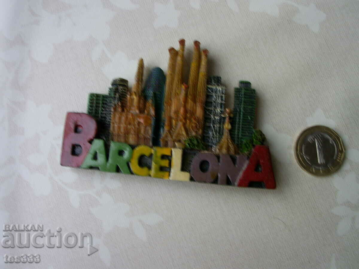 Μαγνήτης ψυγείου Barcelona με τιμή € 1.28 | 2.50 BGN Μαγνήτης ψυγείου Barcelona με τιμή € 1.28 | 2.50 BGN