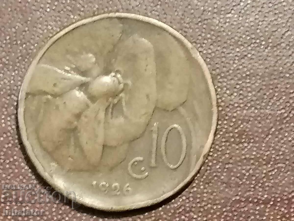 Bee 1926 year 10 centesims