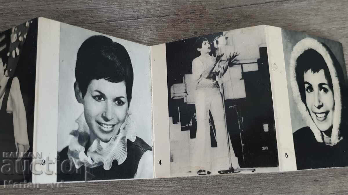 Collected album of 10 small photos of Lili Ivanova - 5