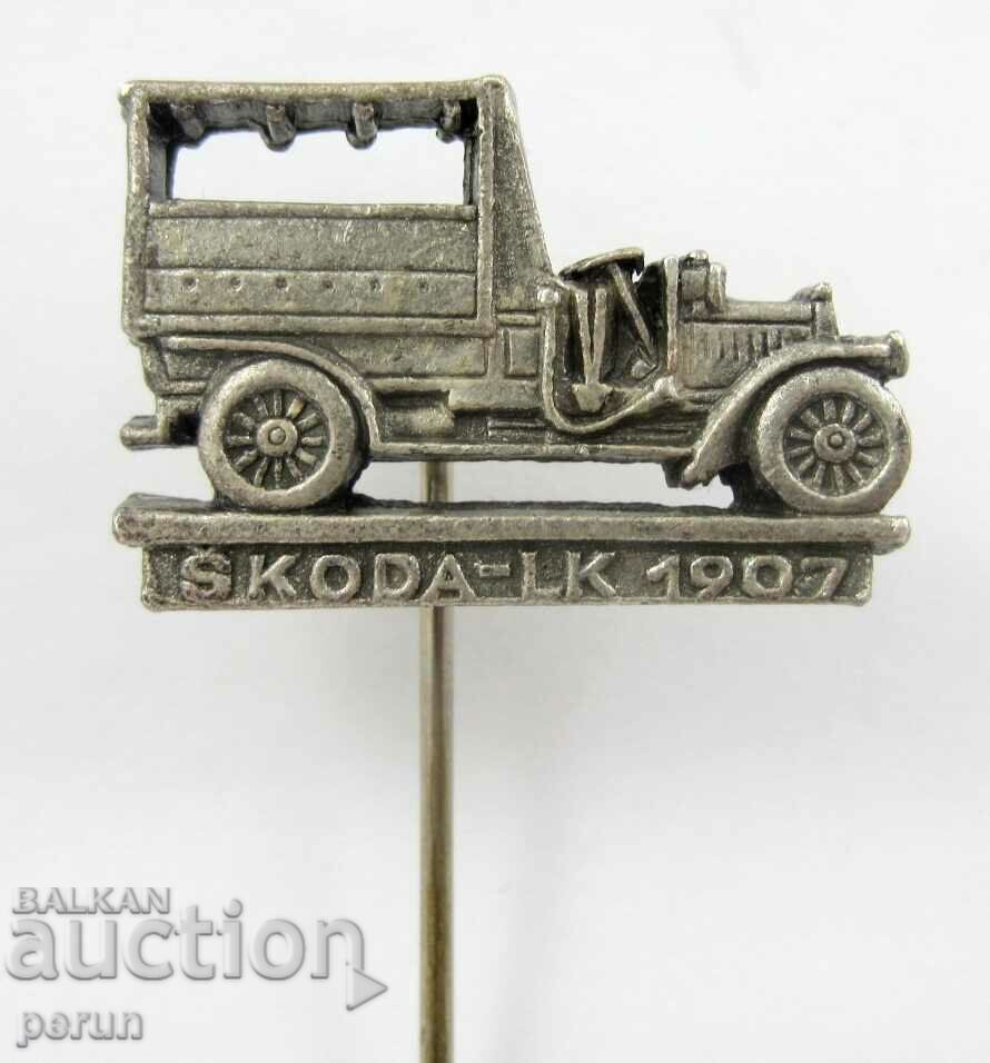 ШКОДА-SKODA LK 1907-Ретро модел-Автомобили-Рядък знак