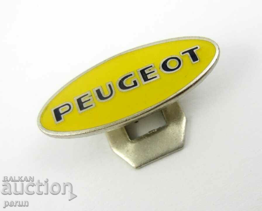 Доставка на ПЕЖО-PEUGEOT-Рекламна значка-Бутонела-Автомобил-Рядък знак