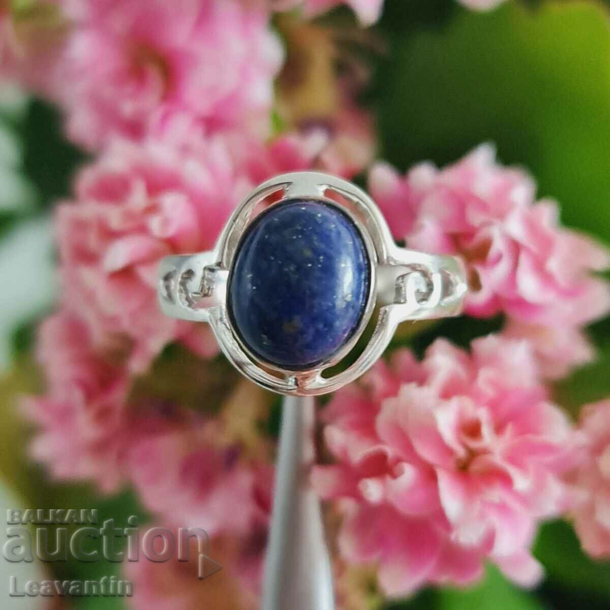 4932 Silver Ring with Lapis