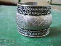 Antique silver-plated bracelet
