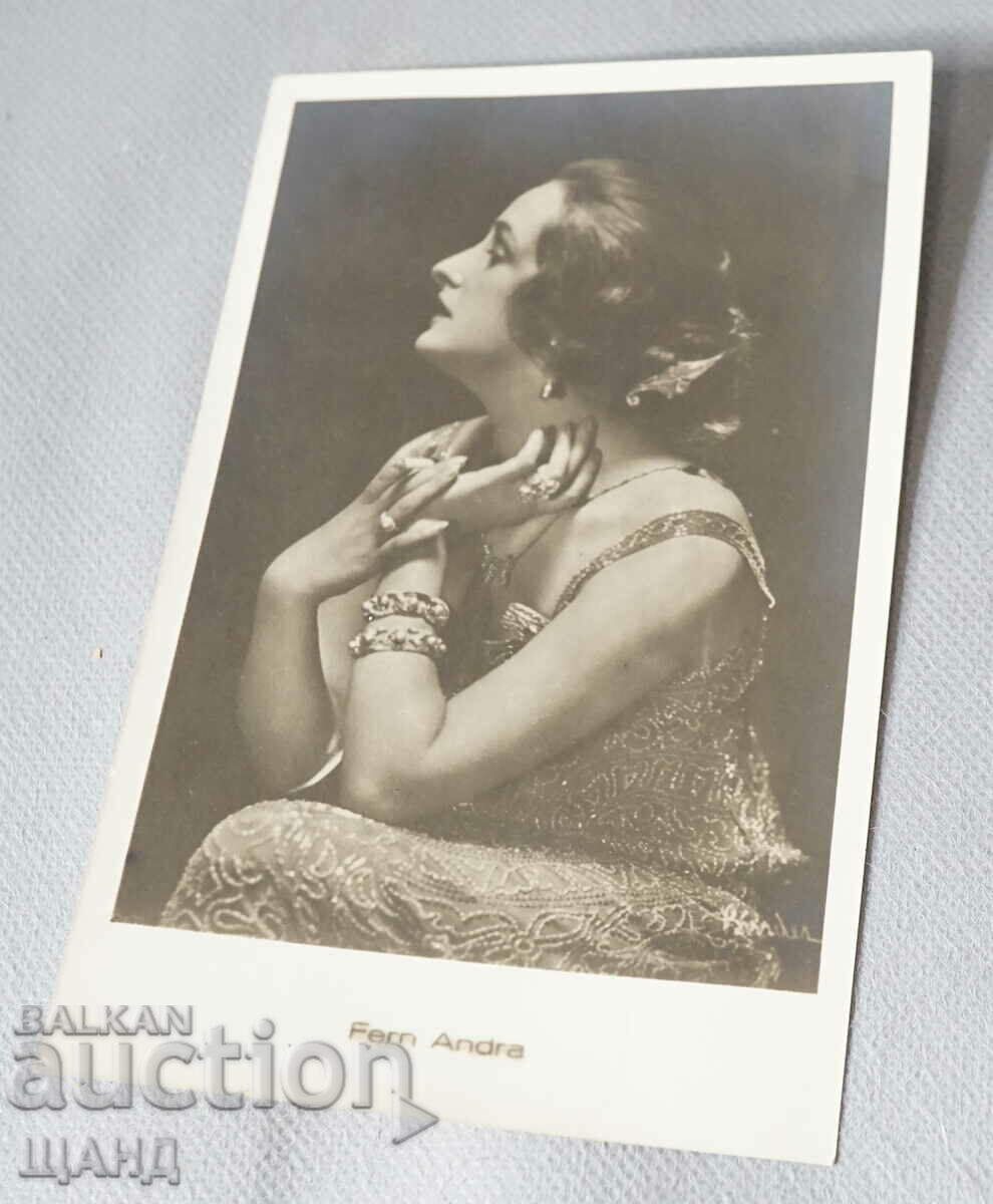 Old Postcard Photo Actress FERN ANDRA