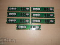 497.Ram DDR2 800 MHz,PC2-6400,2Gb,Kingston. Кит 7 броя. НОВ