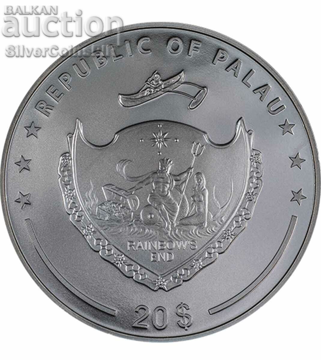 Silver 3 oz Charon 2023 Black Proof with price 750.00 BGN | € 383.47 Silver 3 oz Charon 2023 Black Proof with price 750.00 BGN | € 383.47