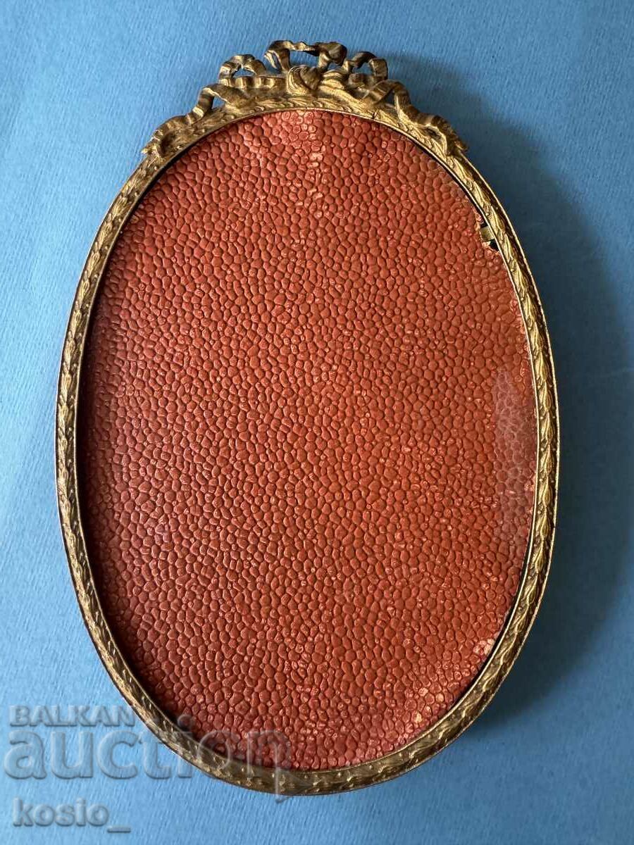 Old brass picture frame Old brass picture frame