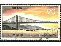 Клеймована марка Мост Кораби  1973  от Япония