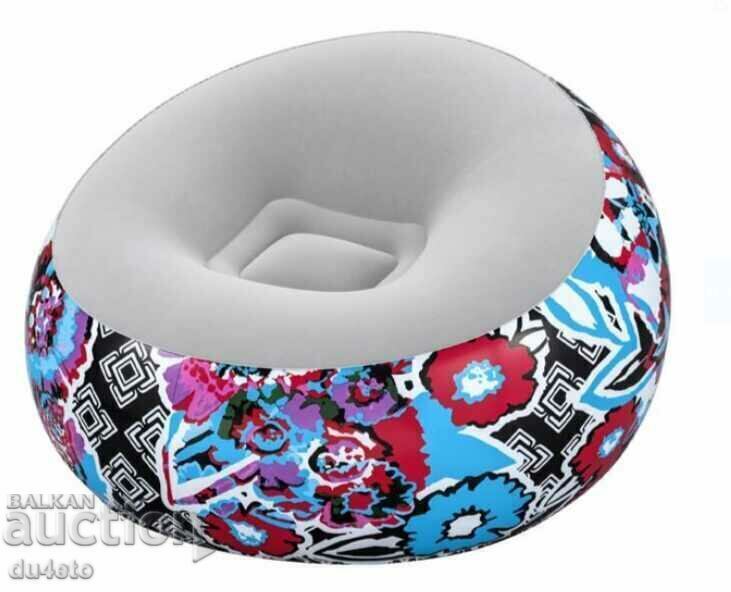 Πολυθρόνα Φουσκωτή Βελούδινη Πολύχρωμη Floral 112x112x66cm με τιμή 50.00 BGN | € 25.56 Πολυθρόνα Φουσκωτή Βελούδινη Πολύχρωμη Floral 112x112x66cm με τιμή 50.00 BGN | € 25.56