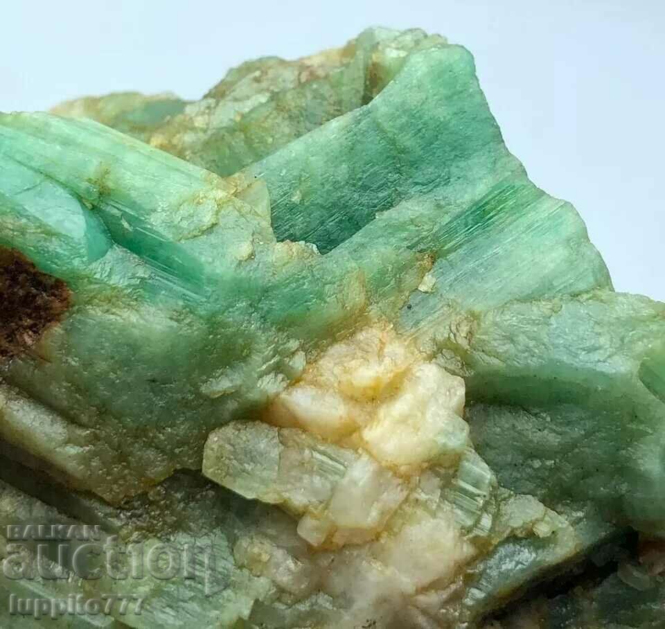 415 carat emerald emerald beryl on matrix unique - 6