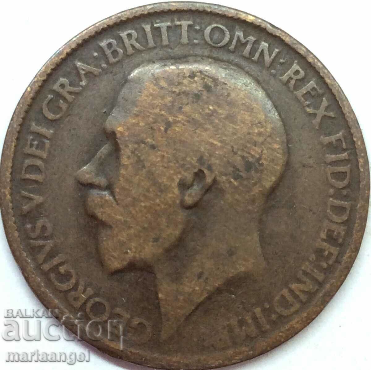 Great Britain 1/2 Penny 1916 25mm Bronze