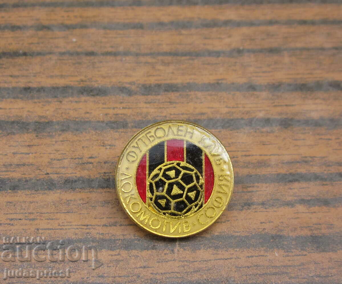 Auction  FC Lokomotiv Sofia football medal plaque and badge