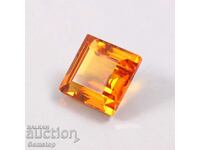 BZC! 7.65 carat natural sapphire square cert. GGL of 1 st!