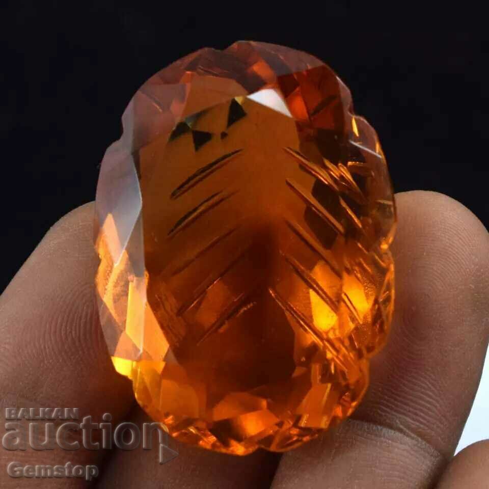BZC! 97.25 ct natural citrine oval cert.EGL from 1 st!