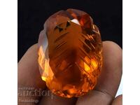 BZC! 97.25 ct natural citrine oval cert.EGL from 1 st!