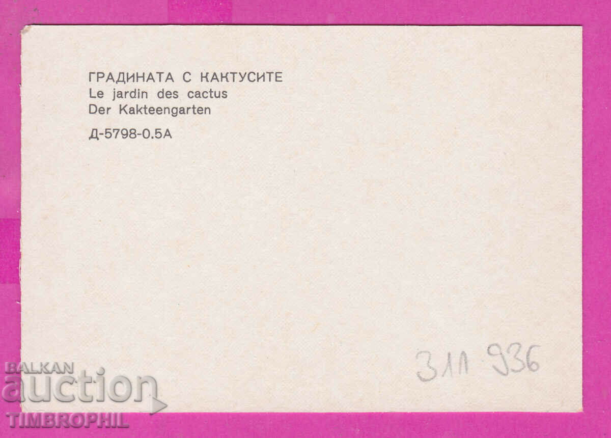 311936 / Balchik - The garden with the cactus 1971 PC Photo edition with price 0.70 BGN | € 0.36 311936 / Balchik - The garden with the cactus 1971 PC Photo edition with price 0.70 BGN | € 0.36