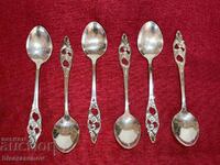 Beautiful spoons with markings, 6 pieces