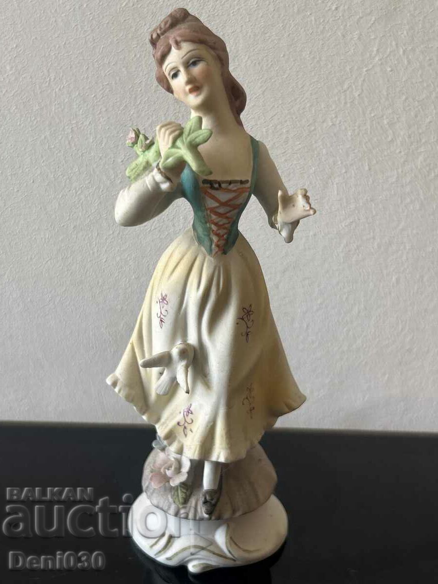 Ceramic figure figurine with markings
