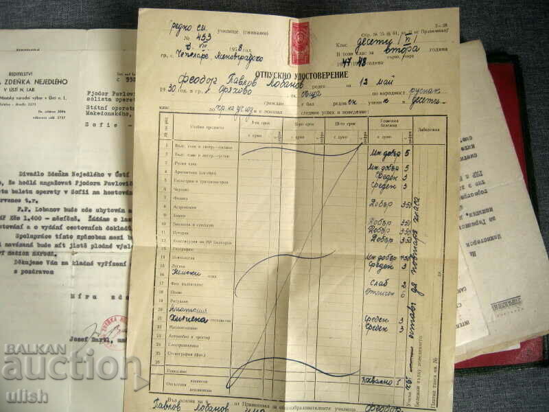 Auction Feodor / Fedya Lobanov choreographer documentary archive Auction Feodor / Fedya Lobanov choreographer documentary archive