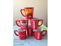 Lot of 6 new promotional coffee cups.