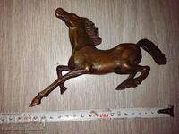 Very beautiful bronze sculpture figure Horse France detailed