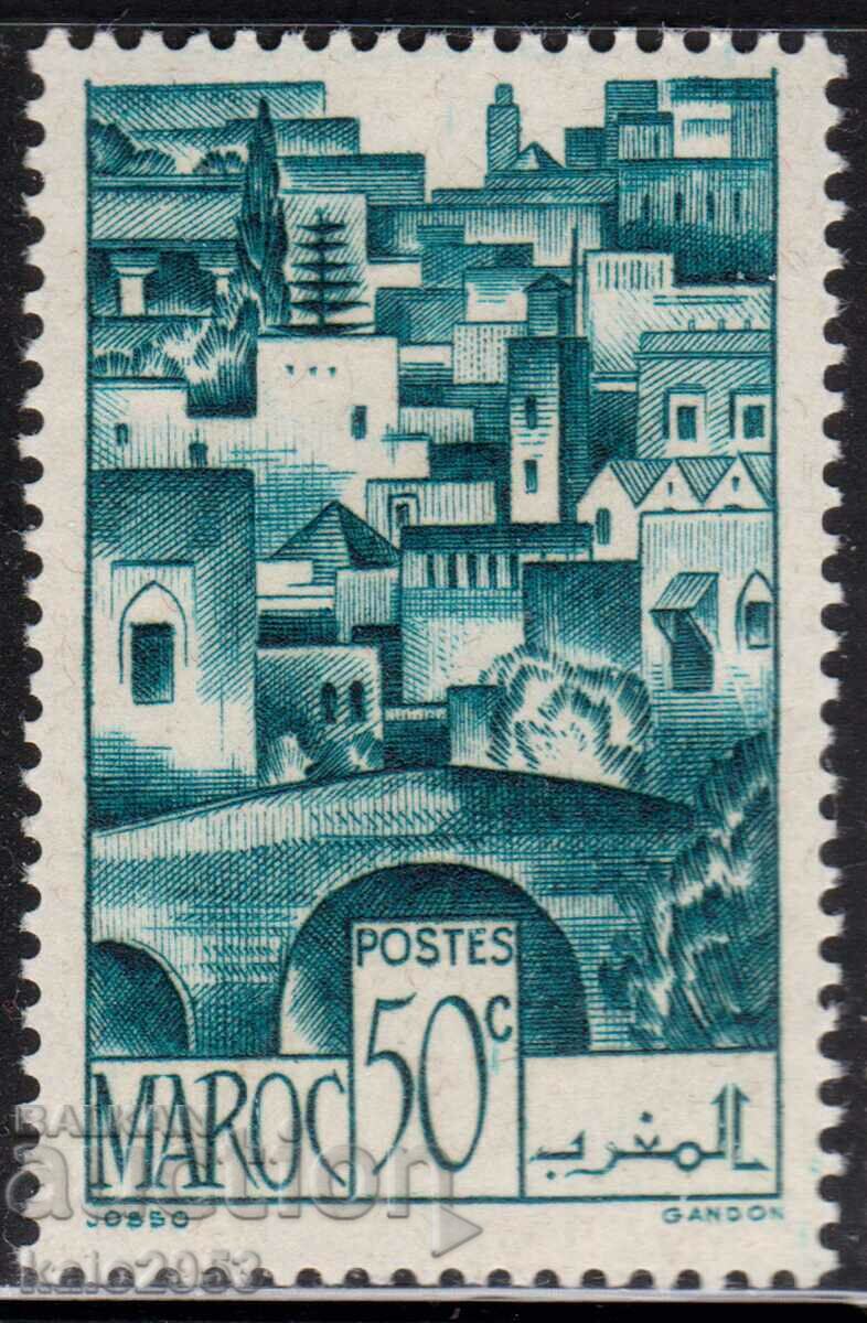 Maroc-1947-Regular - vederi oraș, MLH