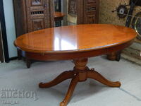 Solid cherry dining table